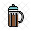 French Press Kettle Drink Icon