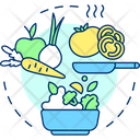 Fresh Cooked Vegetables Icon