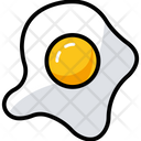 Egg Frying Egg Breakfast Icon
