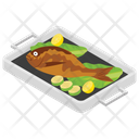 Fried Fish Grilled Fish Seafood Icon
