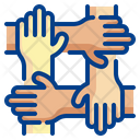 Friend Unity Team Hand Icon