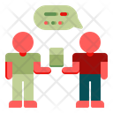 Friends Talking  Icon