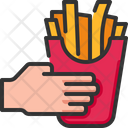 Fries Delivery Icon