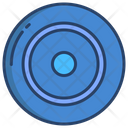 Frisbee Flying Disc Gliding Toy Icon