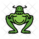 Frog Jumping Monster Icon