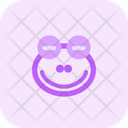 Frog Closed Eyes Icon
