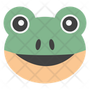 Frog Face Frog Smiley Emoji Icon