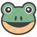 Frog Face Frog Smiley Emoji Icon
