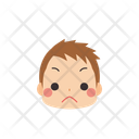 Boy Emoji Frowning Icon
