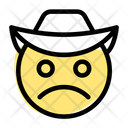 Frowning Cowboy Icon