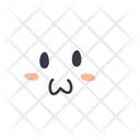 Frowning Face Cute Cloud Cloud Icon