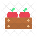 Fruit Basket Wooden Basket Fruit Icon