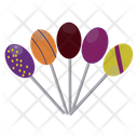 Fruit Lollipops Fruit Pops Candy Icon