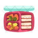 Fruit Salad Box Food Box Icon