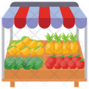Fruit Stall Fruit Seller Fruit Shop Icon