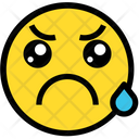 Frustrated Sad Emoticon Icon