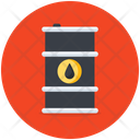 Fuel Barrel Oil Cylinder Natural Gas Icon