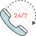 247 Customer Service Helpline Icon