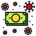 Money Virus Coronavirus Icon