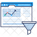 Funnel Analysis Funnel Chart Conversion Rate Icon