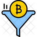 Bitcoin Funnel Bitcoin Bitcoin Marketing Icon
