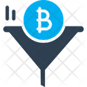 Bitcoin Funnel Bitcoin Bitcoin Marketing Icon