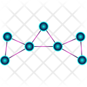 Futuristic Connection Network Icon