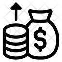 Gain Growth Money Icon