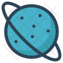 Space Planet Saturn Icon