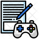 Game Planning Document Design Icon