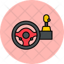 Gaming Steering Wheel Icon