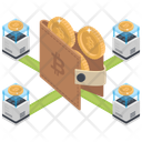 Ganar Bitcoins Icono