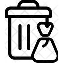 Trash Bin Garbage Icon