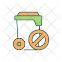 Garbage container prohibition Icon