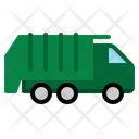 Garbage Truck Transport Vehicle City Clean Recycle Icon