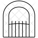 Garden Gate Fence Limits Icon