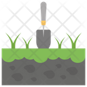 Gardening Shovel In Ground Garden Care Icon