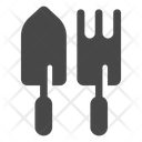 Gardening Tool Fork Trowel Icon