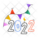 Garland 2022 New Year Icon