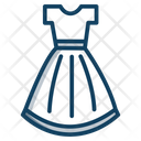 Garment Dress Design Frock Icon