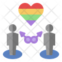 Gay Couple Lover Icon