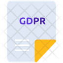 Gdpr Data Privacy Gdpr Document Icon