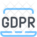 Online Gdpr Law Icon