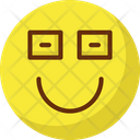 Emoticons Geek Glasses Icon