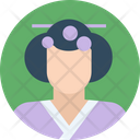 Geisha Chinese Japanese Icon