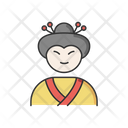 Japan Japanese Geisha Icon