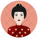 Geisha woman Icon