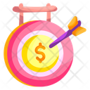 Geldziel Symbol
