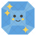 Gem Face Emoticon Emotion Icon