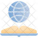 General Knowledge Book Globe Icon